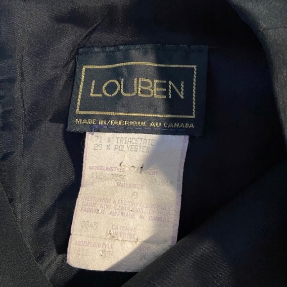 Louben Little Black Dress EUC Sheath Style Great Quality Sz 8 - Picture 8 of 16